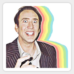 Crazy Nic Cage Sticker